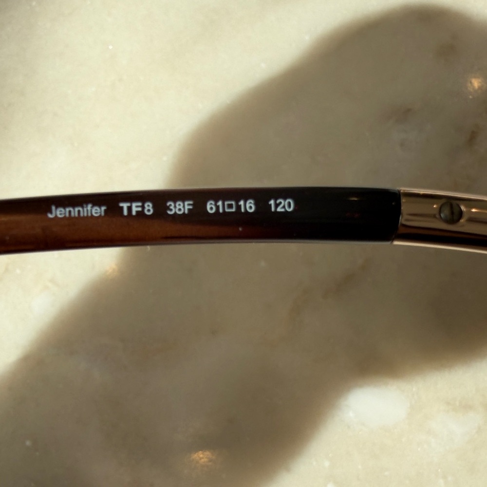 Tom Ford Brown Oversized Sunglasses - Picture 3 of 6